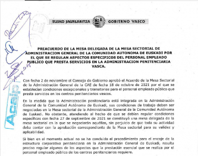 Preacuerdo con el gobierno vasco (22/03/22).