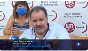 Rueda de prensa en el Pais Vasco